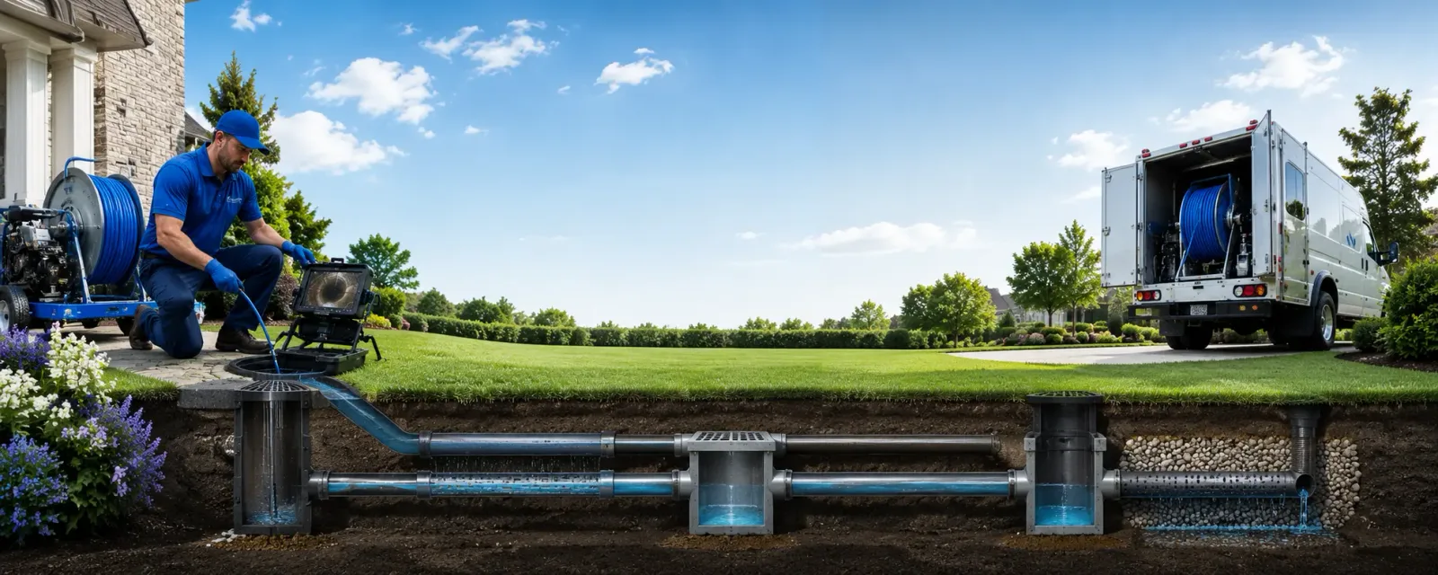 Outdoor drain cleaning information for Hunnewell, MO